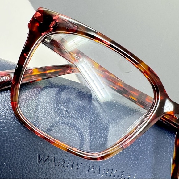 Warby Parker Eyeglasses Hughes W 926 Frame 54 [] 18 145 TBD Mauve Flecked - Picture 7 of 16